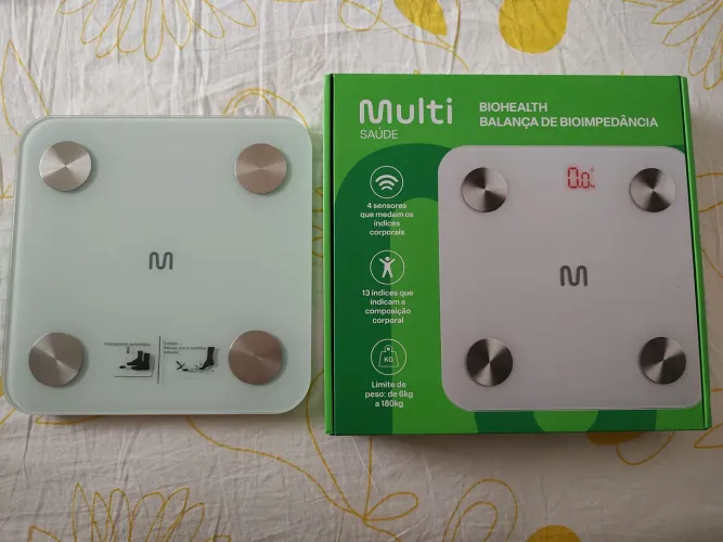 Balança digital bioimpedância Multilaser