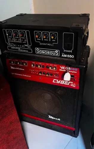 Kit De Som Profissional Completo Com Caixas E Cabeçote
