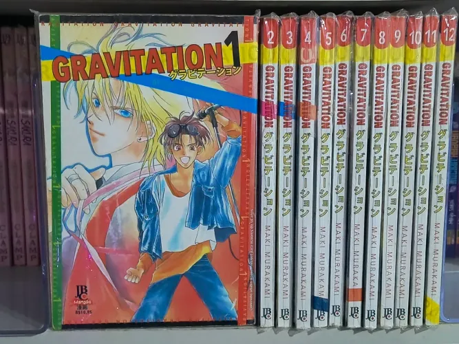 Mangás Gravitation Vols. 1 ao 12 COMPLETO Editora JBC, Boys Love, Yaoi, Romance, Clássico