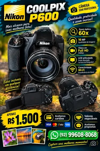 Câmera fotográfica Nikon