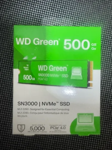 SSD WD GREEN NVME 500gb LACRADO ORIGINAL