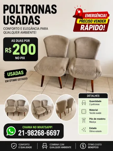 Poltronas usadas