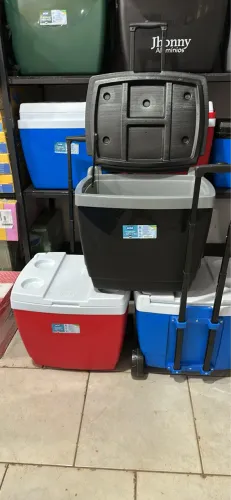 CAIXAS GRANDES COM CARRINHO 