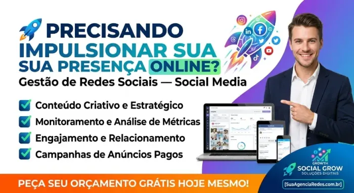 Gestão de Redes Sociais - Social Media