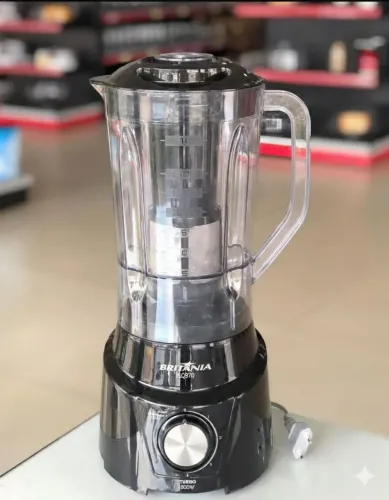 Liquidificador 900w Britânia Preto - Novo