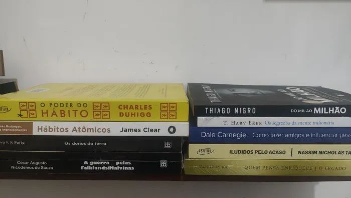 Livros Best Sellers sobre Financias e Desenvolvimento pessoal