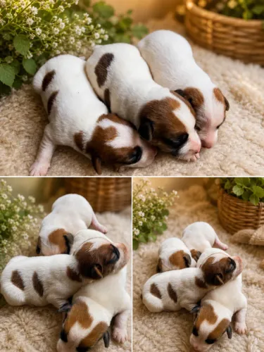 Filhote de Jack Russell Terrier - Vacinado e com Pedigree - 12x no Cartão