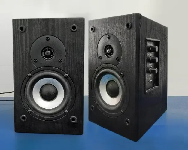 Monitor De Audio Microlab B72 Studio Madeira envio todo BR