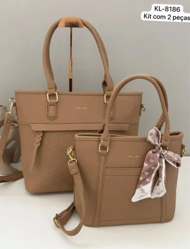 kit incrível com 1 bolsa grande + 1 bolsa média