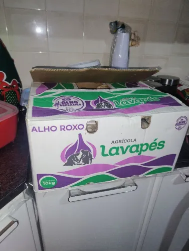 caixa de alho 10 kilos