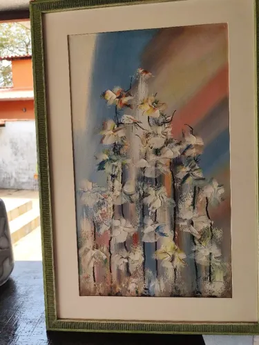 Quadro óleo sobre tela do pintor Esdras 80x60