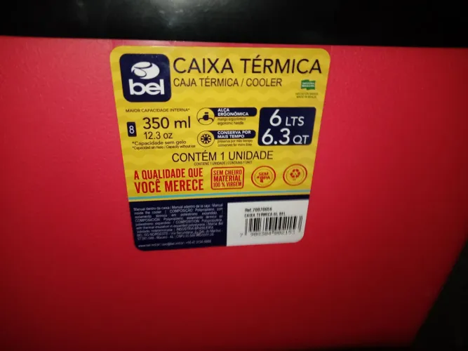 Tô vendendo essa Caixa Térmica 6 litros