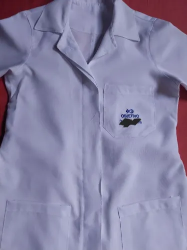 Jaleco tamanho 13/14 anos "M"