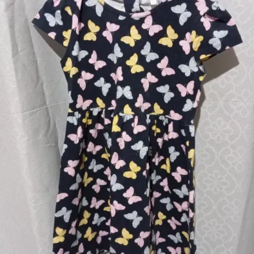 VESTIDO DE BORBOLETA COLORIDO NOVO   /  VESTIDO DE BOLINHA NOVO TAM 8 ANOS 
