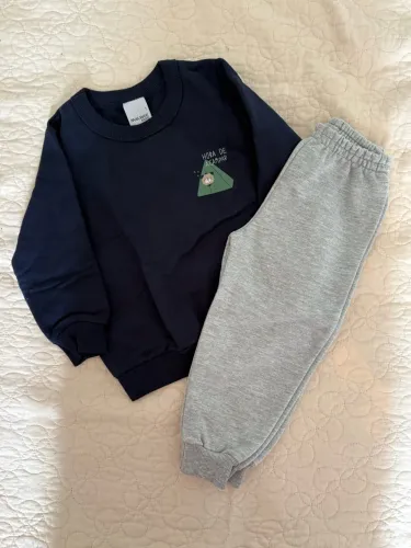 Conjunto Moletom infantil Malwee Kids