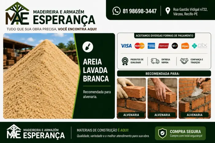 Areia Lavada de Igarassu