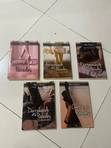 Coleção Livros série Subindo pelas Paredes em ótimo estado de conservação sem marcações