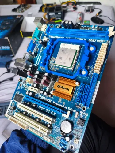 Placa mae e processador