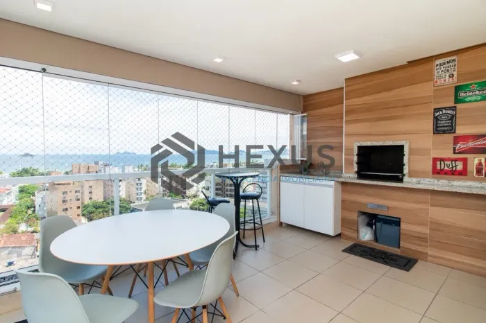 Apartamento Vista Mar para Locação Anual, Praia da Enseada - Região Tortugas, Guarujá, SP