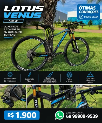Bike Lótus Vênus aro 29