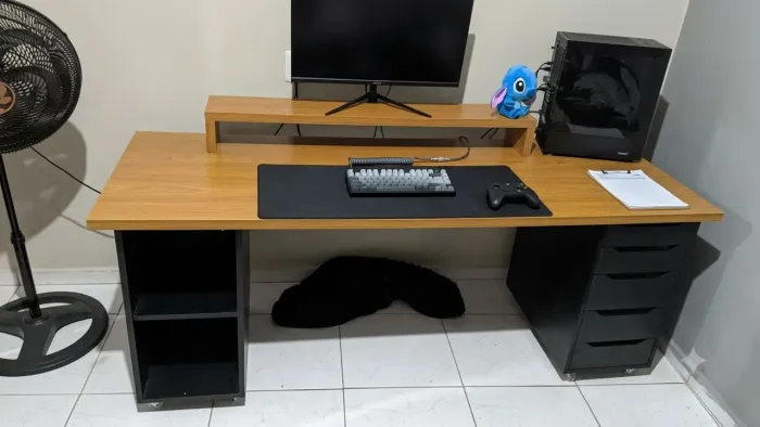 Mesa Gamer setup gamer 2mentros por 70cm muito grande 