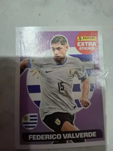 Figurinha Extra Legend Roxo Base Federico Valverde Copa 2026 