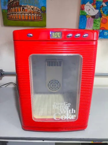 Mini geladeira coca cola