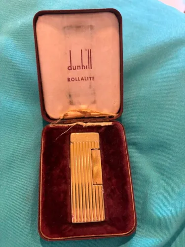 Isqueiro Dunhill Rollalite Vintage Original com Caixa