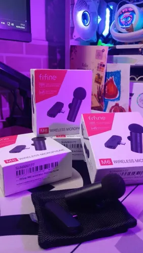 Microfone de lapela fifine