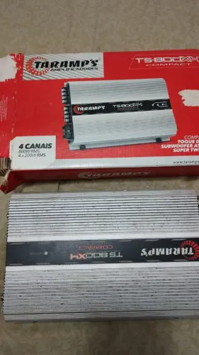 Vendo Taramp's 800w 4 Canais $ "270,00"