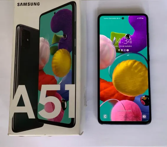 Smartphone samsung A51 Preto 128gb
