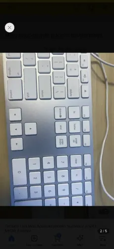 Teclado Apple Mac Excelente Alumínio anodizado A1243