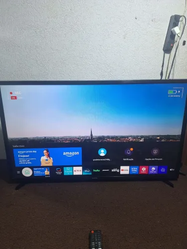 TV SMART SANSUNG 43 POLEGADAS FUNCIONANDO PERFEITAMENTE ACEITO CARTÃO DE CRÉDITO 
