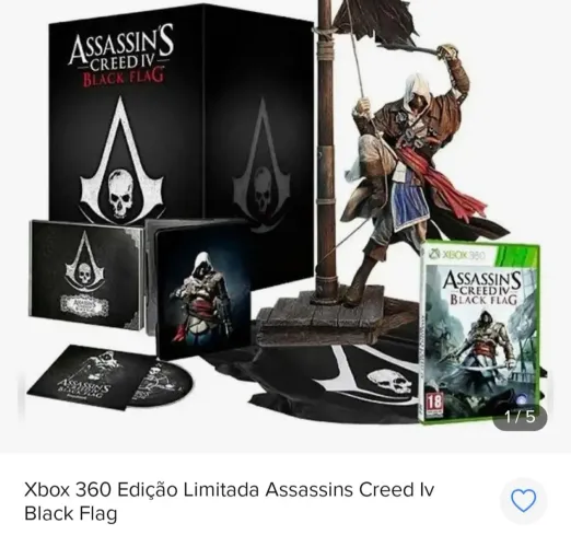 Assassins Creed Black Flag Xbox360 edição especial