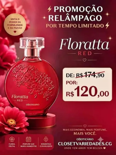 Floratta Red Boticário Interessados chamar no zap