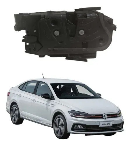 Fechadura Porta Dianteira Direita Vw Polo Virtus 2020 2021