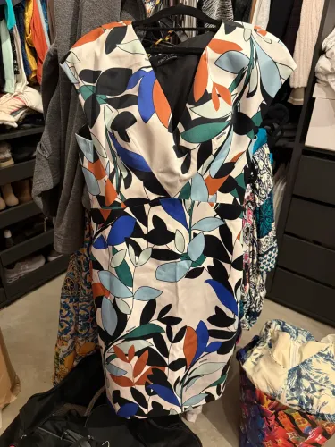 lindo vestido da printing (tam m) - novo