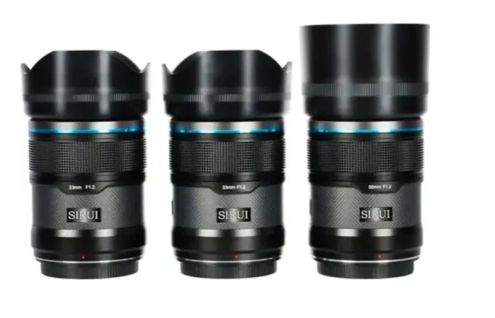 Kit Lente Sirui Kit 23MM 33MM 56MM 1.2 Sony -e<br>R$:7.040