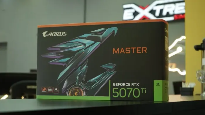 RTX 5070 Ti 16GB Gigabyte Aorus Master OC -21x no cartão- Loja física!