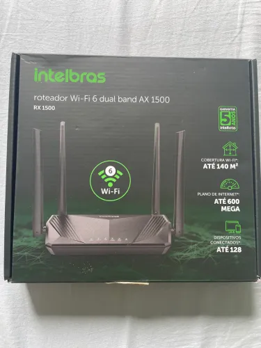 Roteador Wi-Fi 6 dual band AC 1500 / RX1500