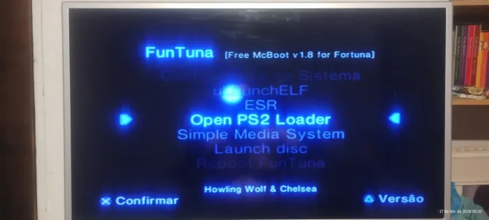 Playstation 2 slim funcionando 