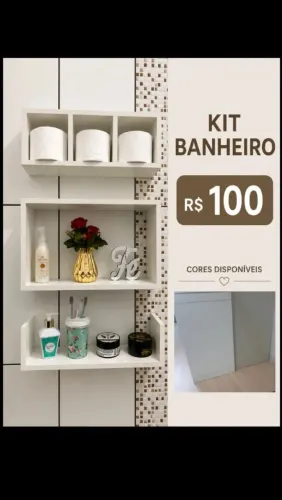 Kit De Banheiro 100$ Disponível Pronto Para Entrega! PROMOÇÃO!