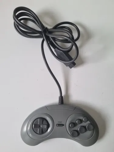Controle mega drive cinza original