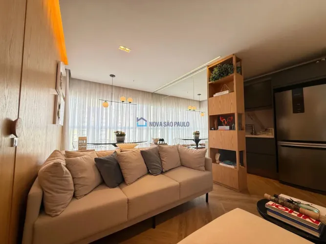 Aceita Pet!!! Apartamento semi mobiliado - 45M2 - AV JANDIRA, 268 - 500M para Shopping Ibi