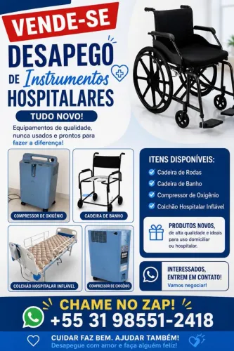 Venda de instrumentos hospitalar