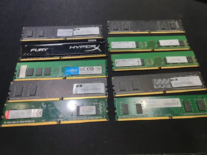 Pack 10 memórias ram 4gb ddr4 