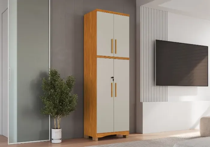 Multifuncional Blanc 4 Portas, 100% MDF - Rio Doce