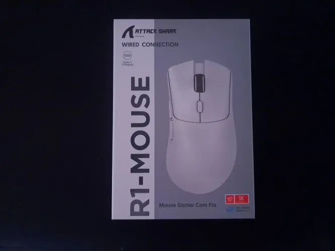 Mouse atack shark R1 com fio