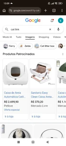 Caixa de areia automática 