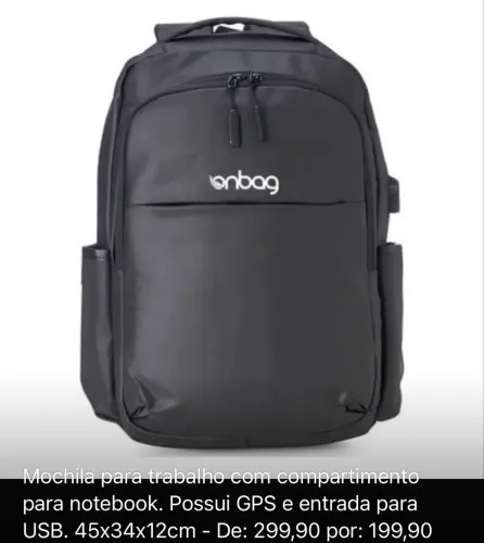 Mochila para trabalho